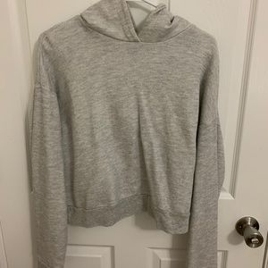 Forever 21 Gray Open Back Hoodie